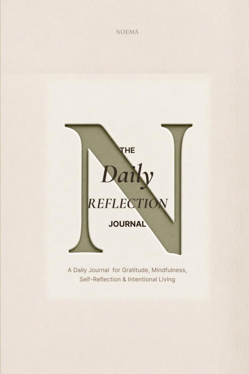 The Daily Reflection Journal – 365 Days — one-year guided reflection journal cover from the NOEMA Mediterranean Seasons Collection