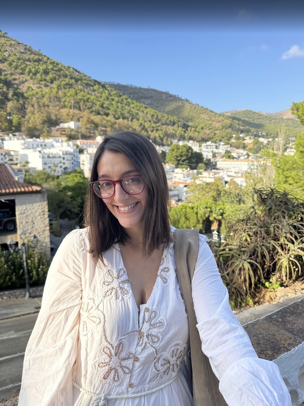 Founder of NOEMA on a terrace overlooking Málaga
